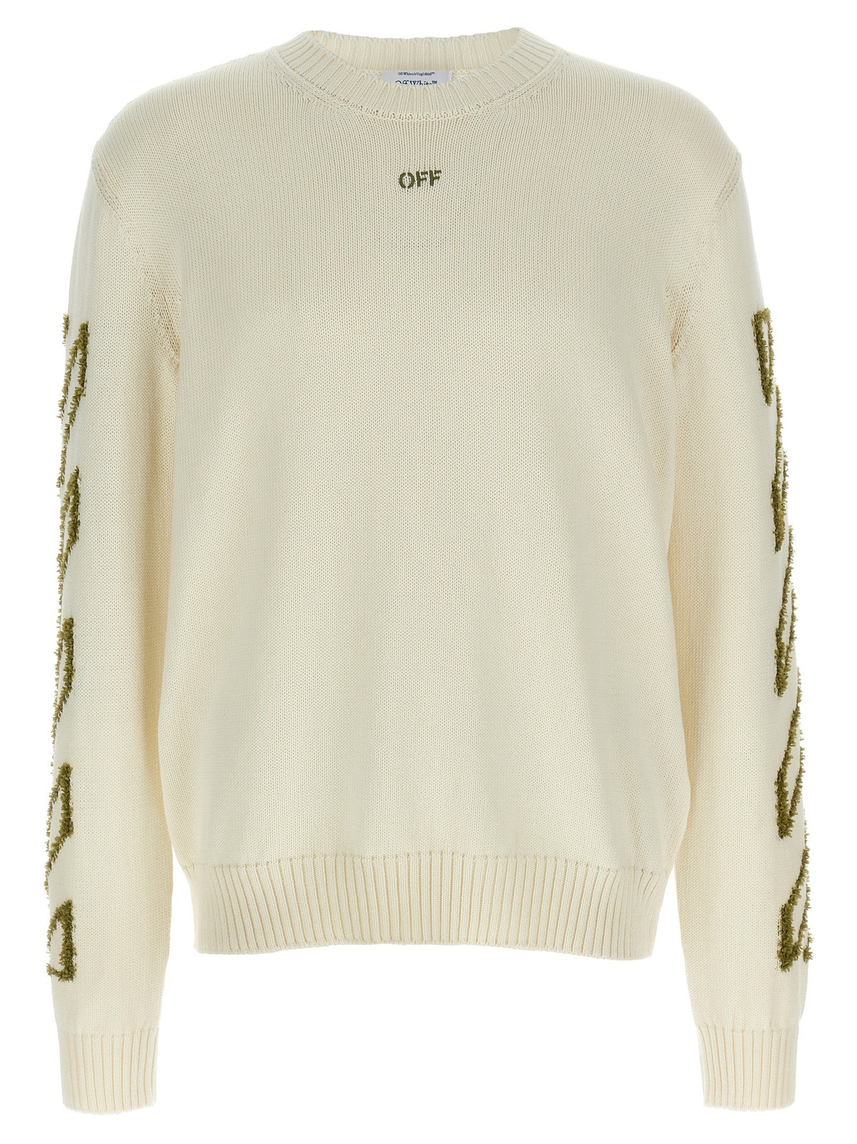 Off-White Diag Outline Sweater Beige