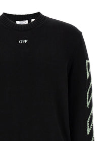 Off-White Diag Outline Sweater Black