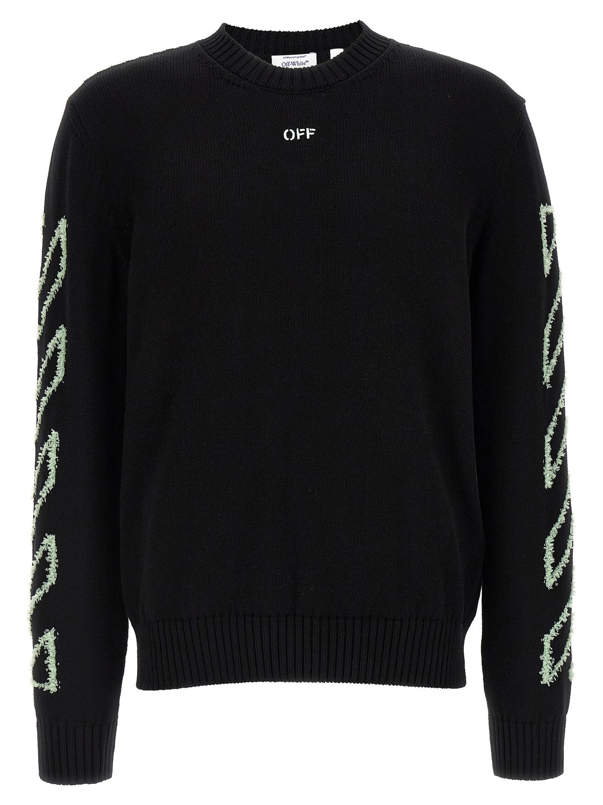Off-White Diag Outline Sweater Black