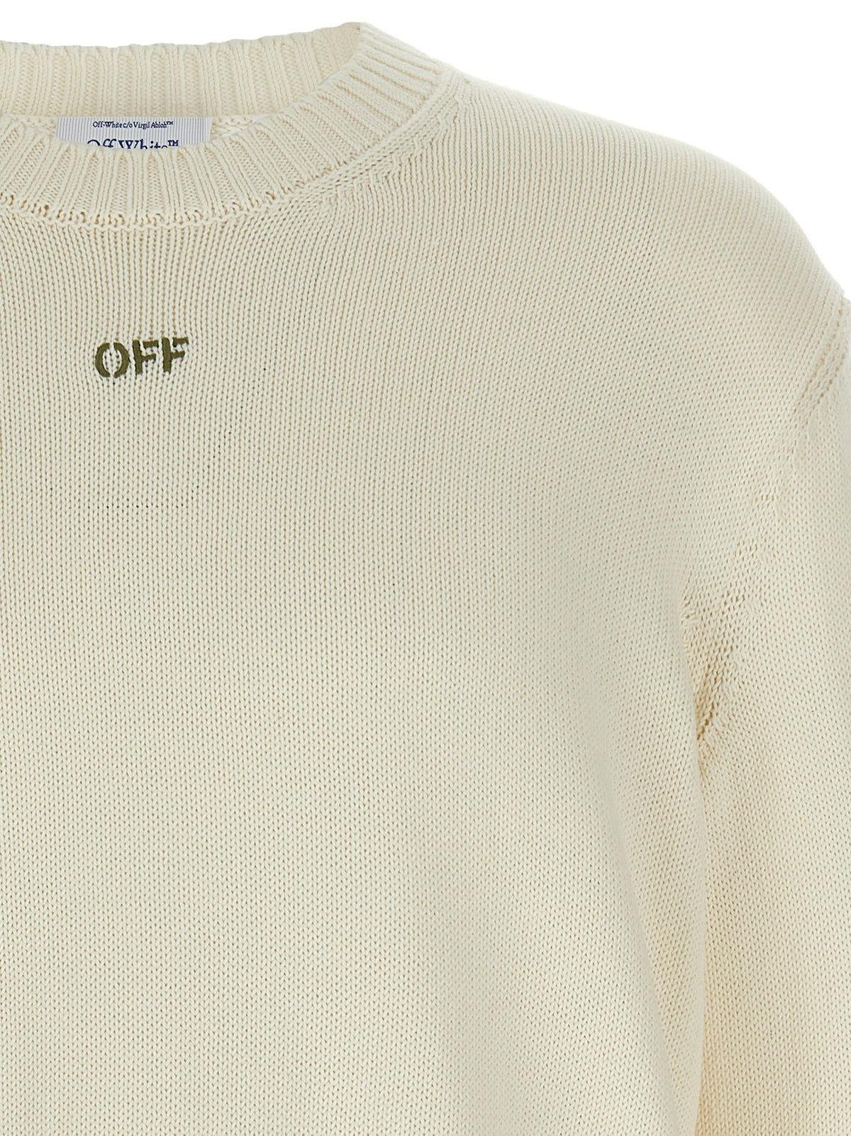 Off-White Diag Outline Sweater Beige