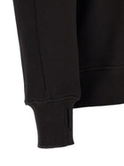 C.P. Company Diagonal Raised Fleece Sweatshirt and Lens Detail Black, view 4