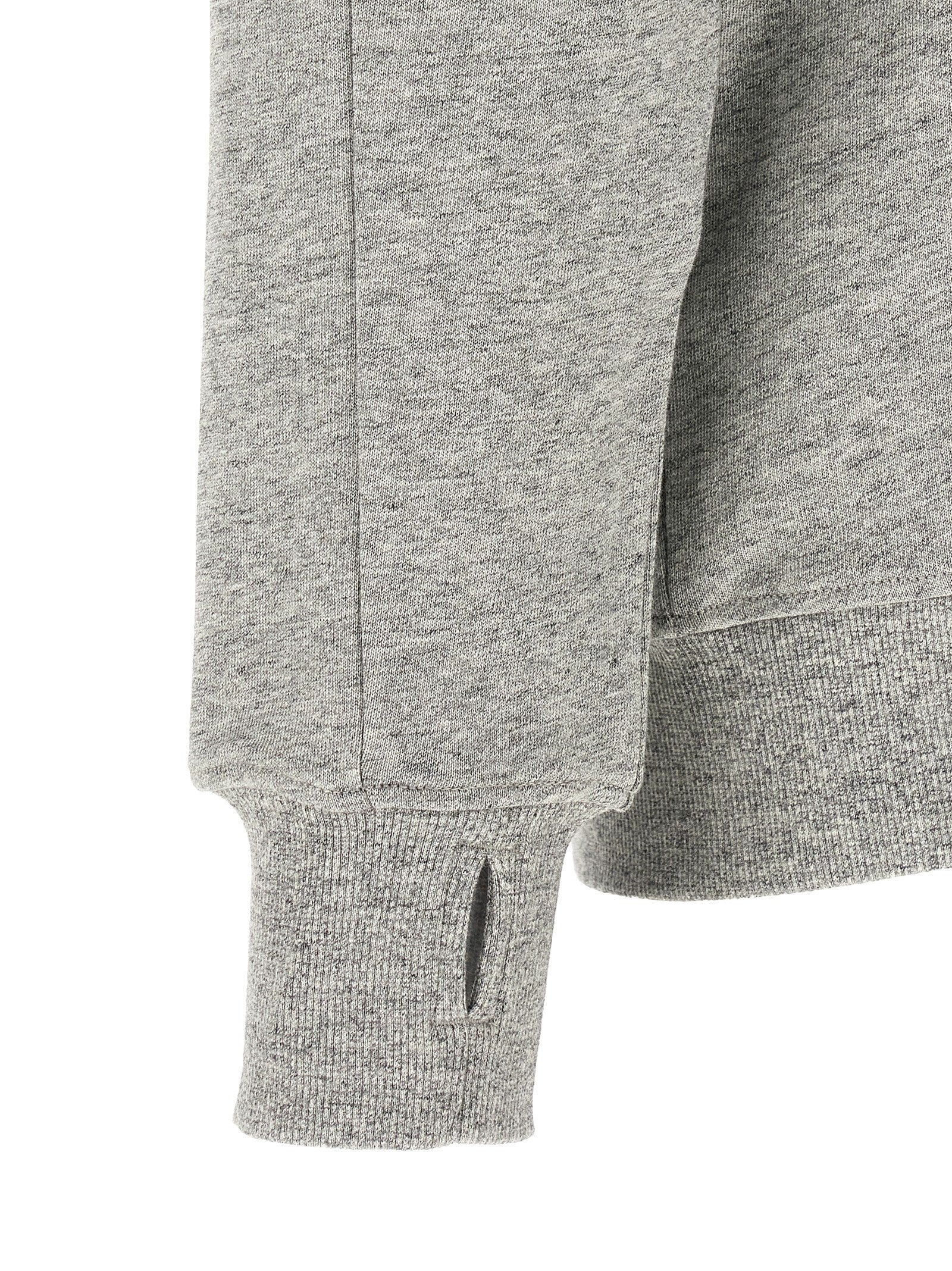 C.P. Company Diagonal Raised Fleece Sweatshirt and Lens Detail Grey
