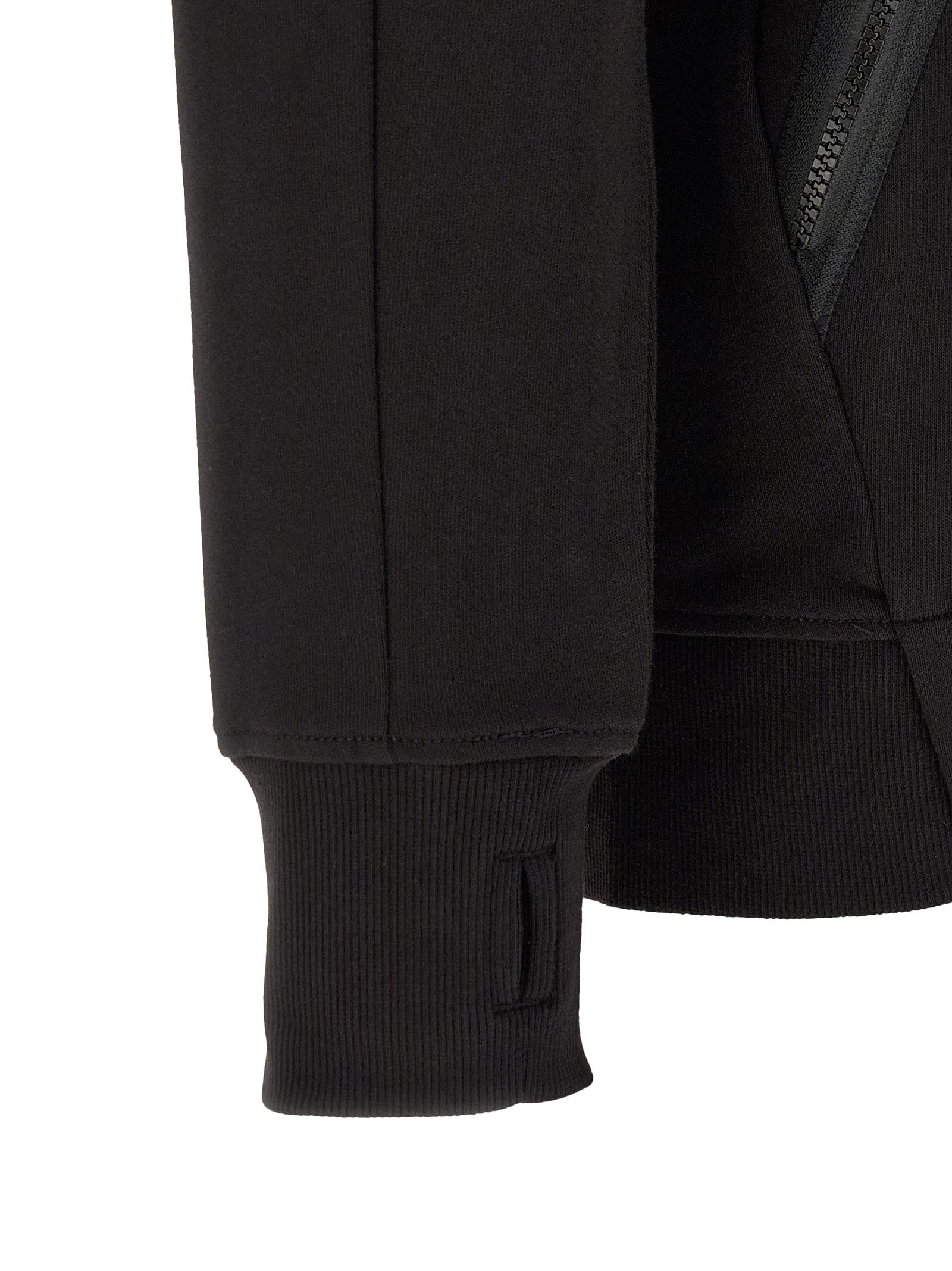 C.P. Company Diagonal Raised Fleece Sweatshirt Black