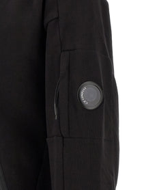 C.P. Company Diagonal Raised Fleece Sweatshirt Black