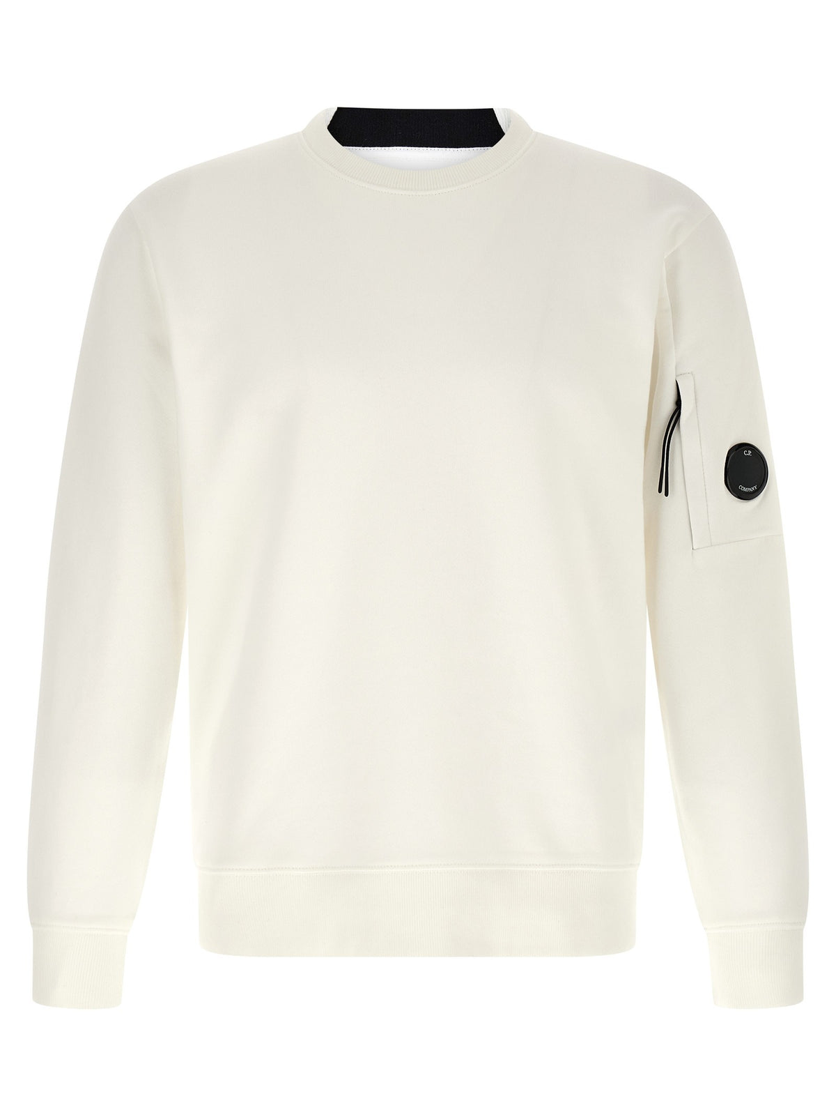 C.P. Company Diagonal Raised Sweatshirt White
