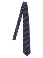 Tom Ford Diagonal Striped Tie Blue