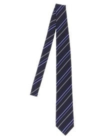 Tom Ford Diagonal Striped Tie Blue