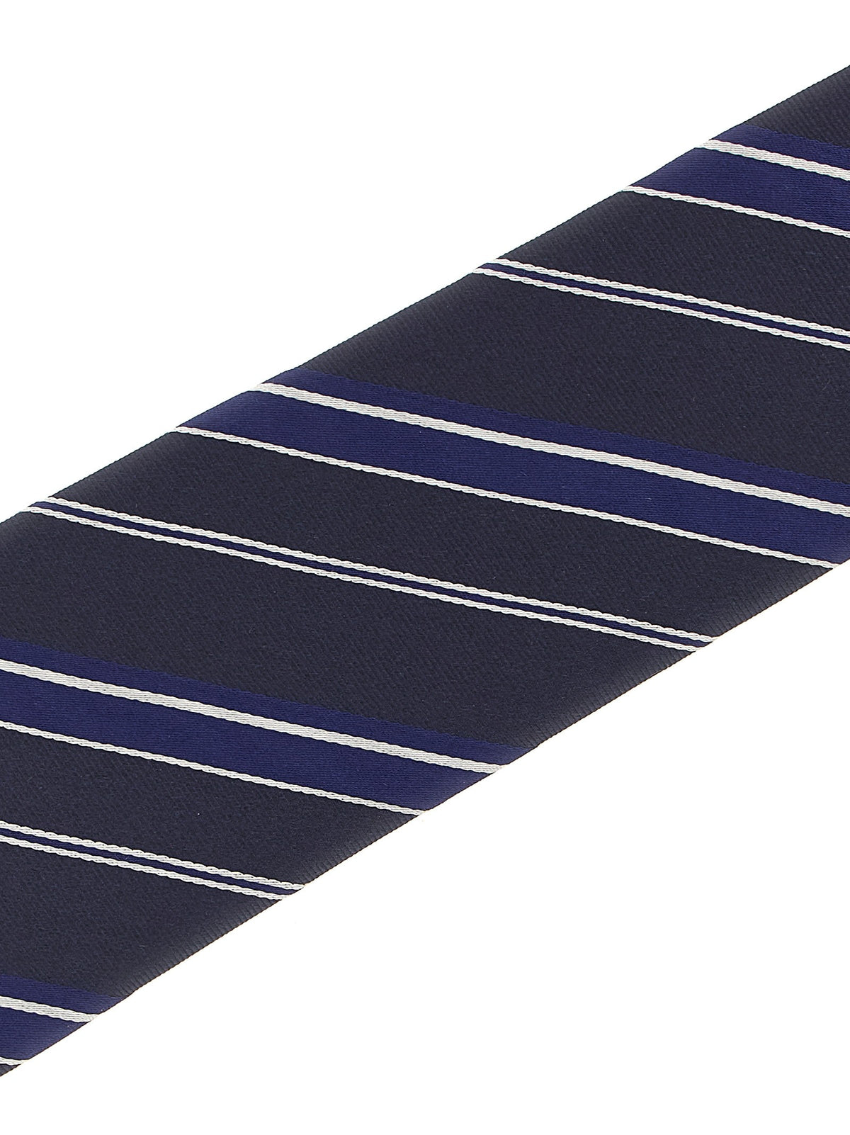 Tom Ford Diagonal Striped Tie Blue
