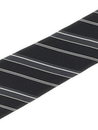 Tom Ford Diagonal Striped Tie Black, view 3
