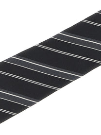 Tom Ford Diagonal Striped Tie Black, view 3
