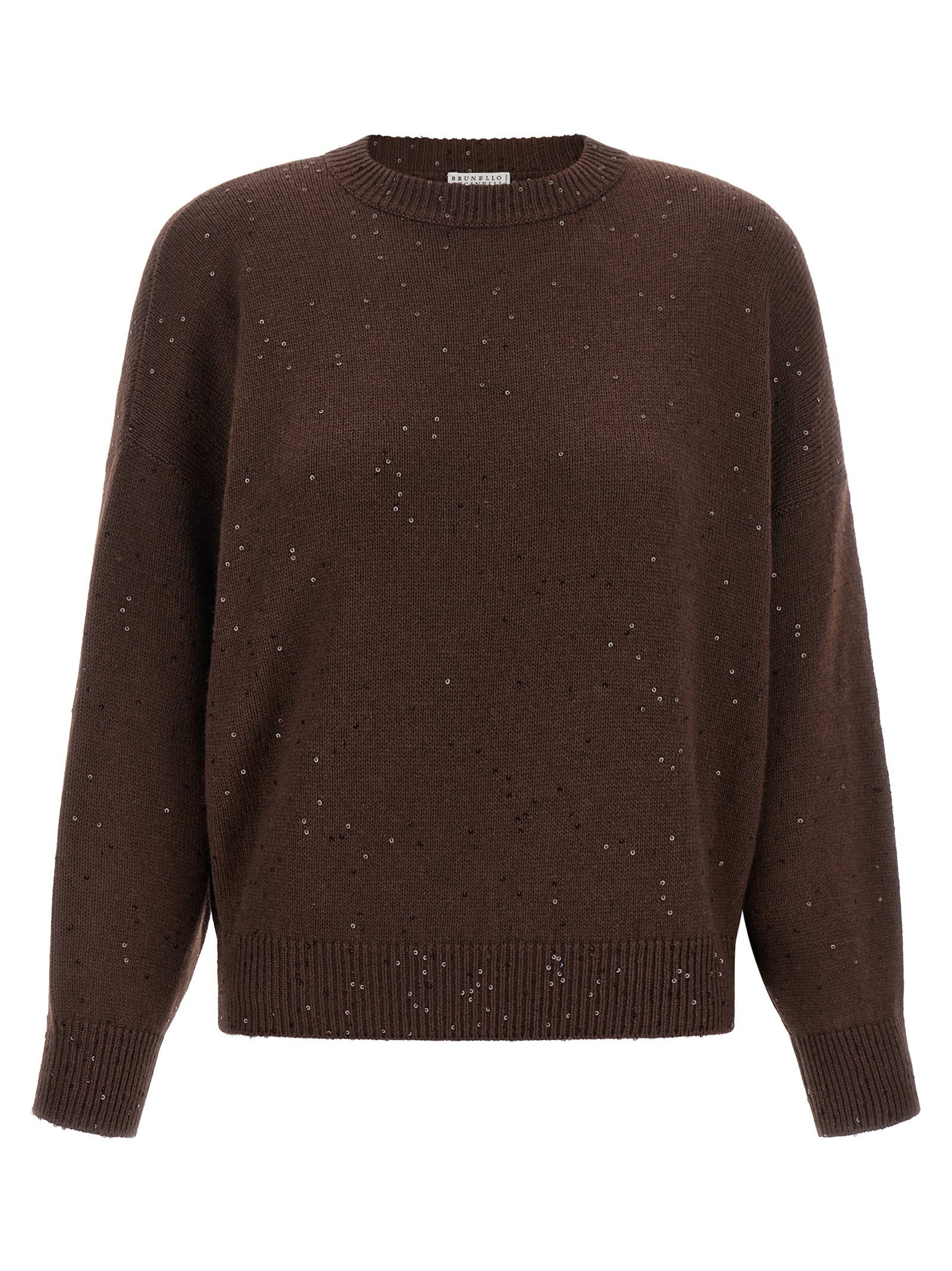 Brunello Cucinelli Diamante Sweater Brown