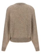 Brunello Cucinelli Diamante Sweater Beige, view 2