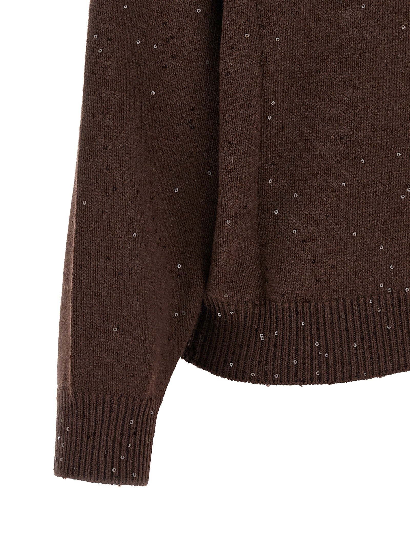 Brunello Cucinelli Diamante Sweater Brown