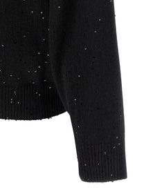 Brunello Cucinelli Diamante Sweater Black