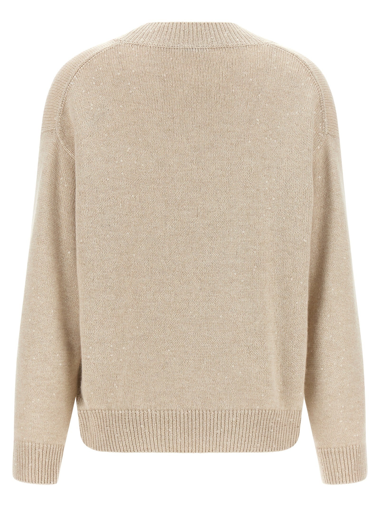 Brunello Cucinelli Diamante Sweater Beige