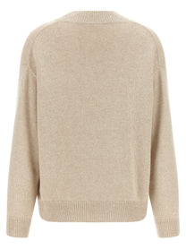 Brunello Cucinelli Diamante Sweater Beige