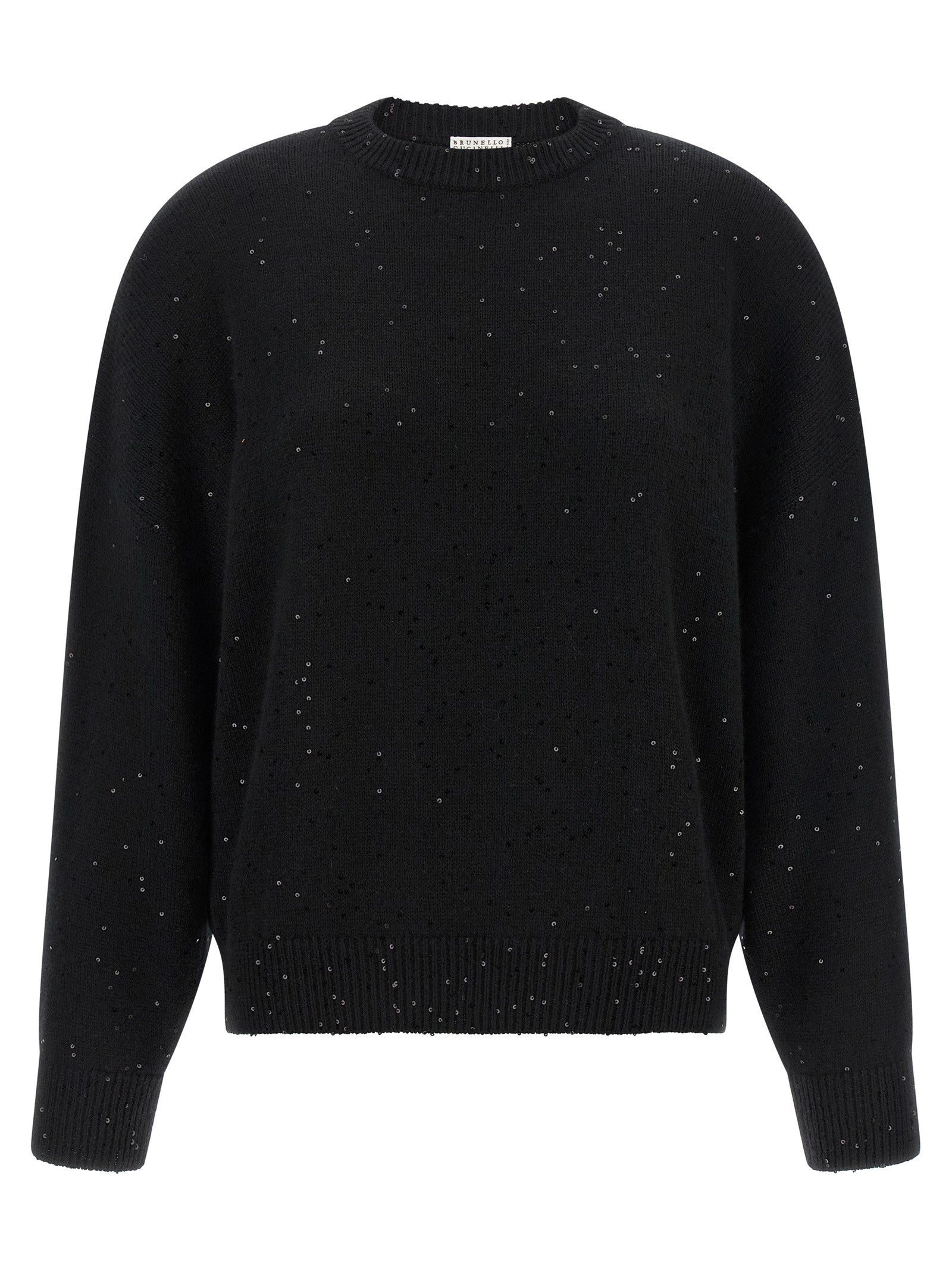 Brunello Cucinelli Diamante Sweater Black