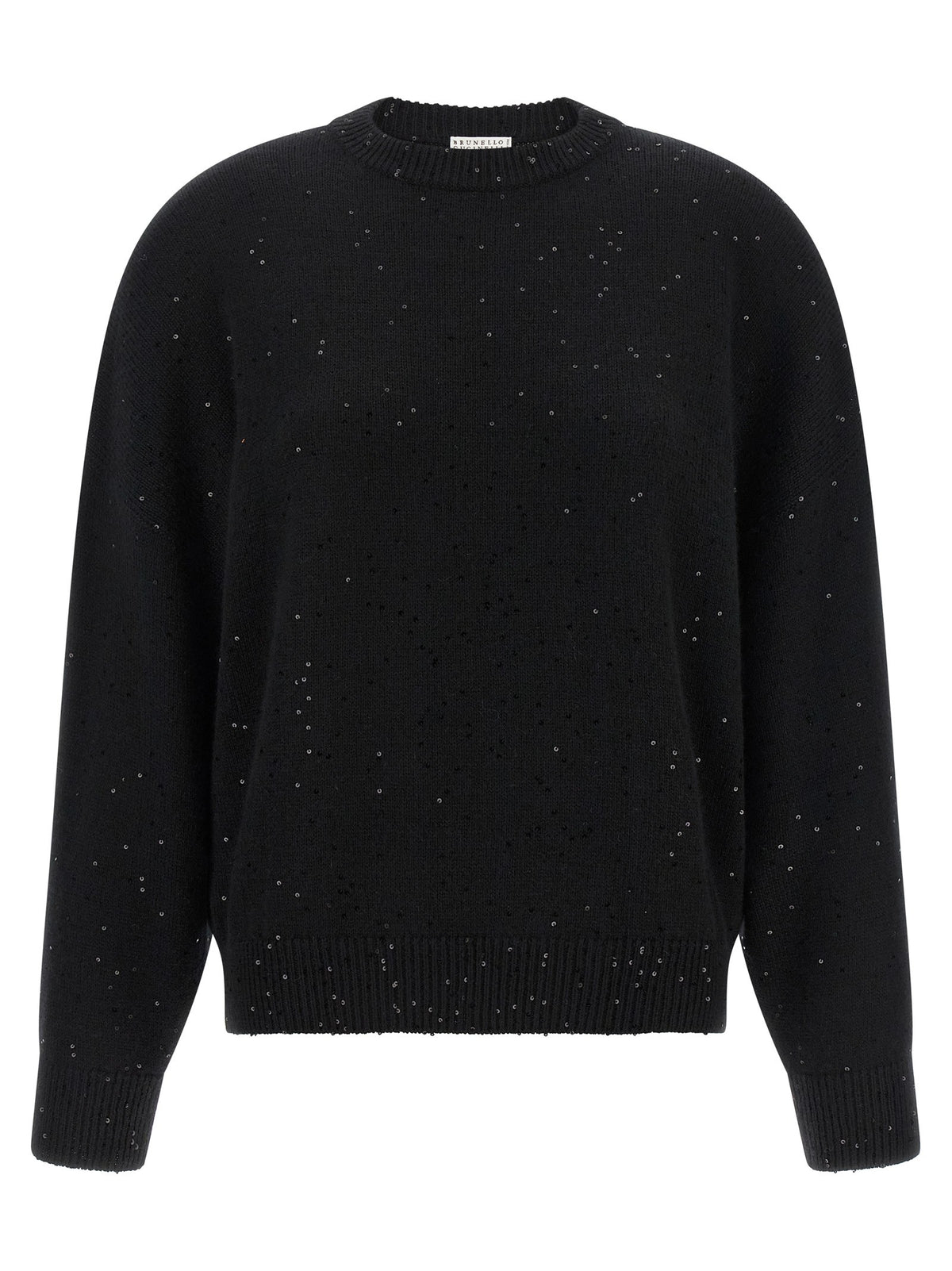Brunello Cucinelli Diamante Sweater Black