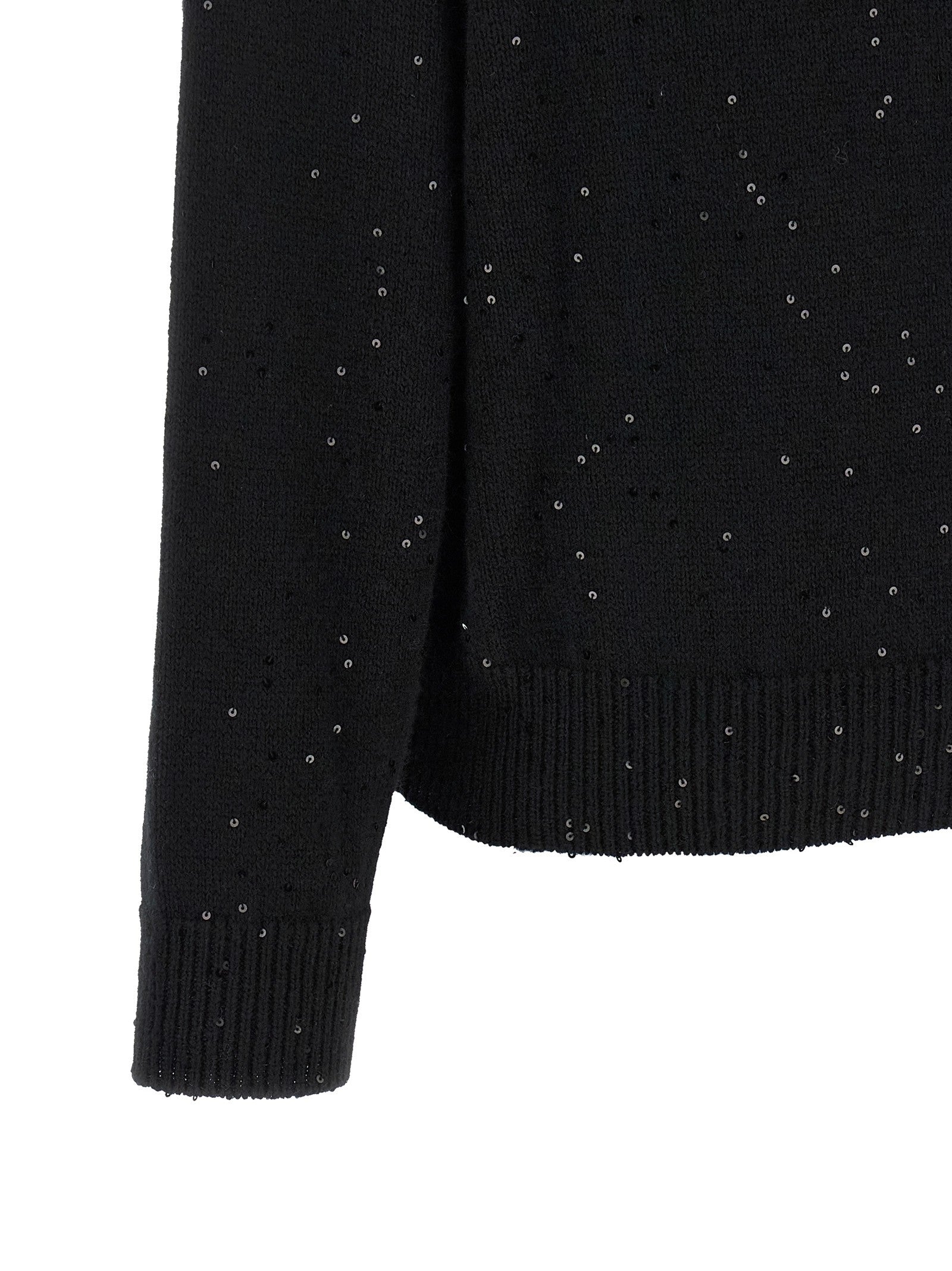 Brunello Cucinelli Diamante Sweater Black