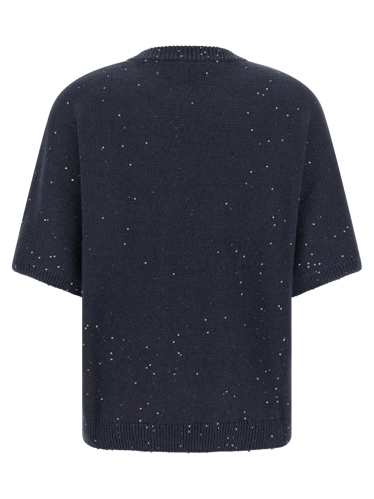 Brunello Cucinelli Diamante Sweater Blue, view 2