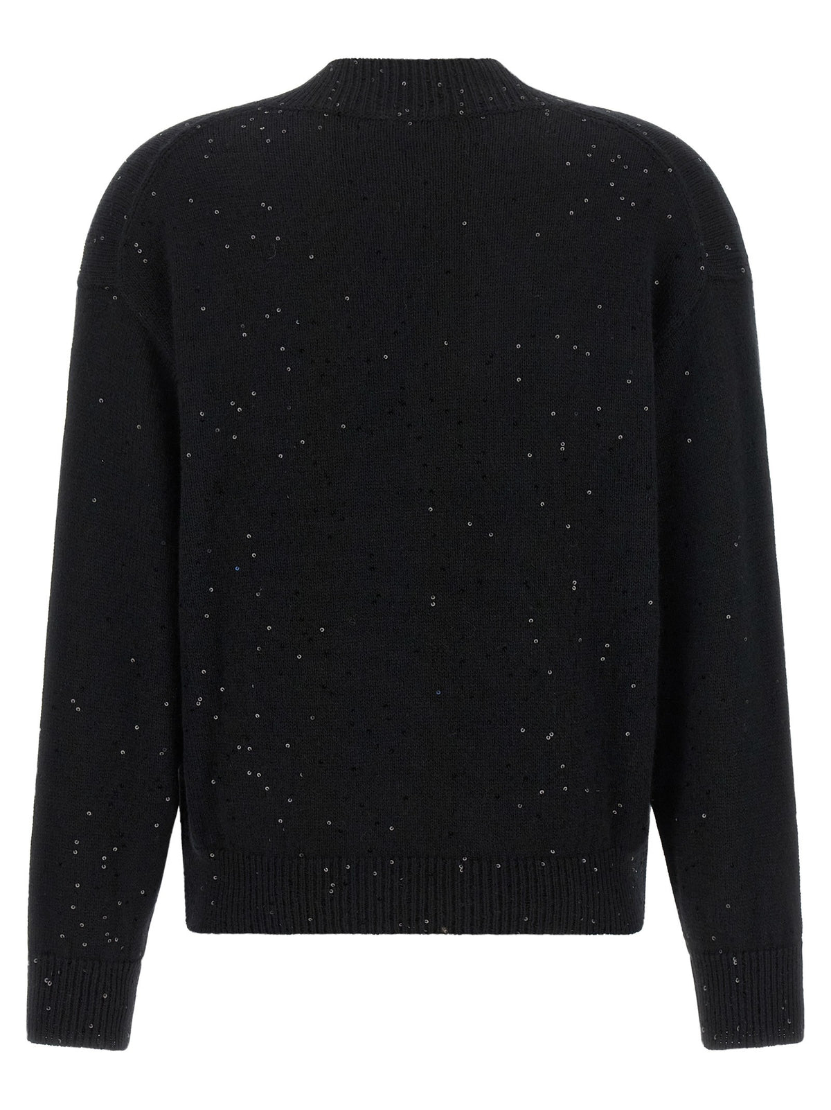 Brunello Cucinelli Diamante Sweater Black, view 2