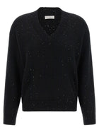 Brunello Cucinelli Diamante Sweater Black