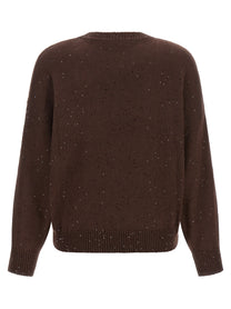 Brunello Cucinelli Diamante Sweater Brown