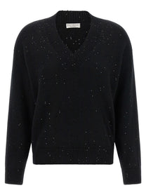 Brunello Cucinelli Diamante Sweater Black