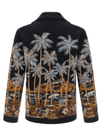 Alanui Diamond Head Overshirt Blue