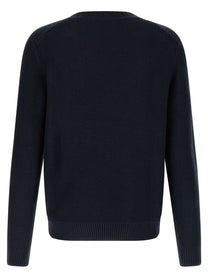 Ballantyne Diamond Intarsia Sweater Blue