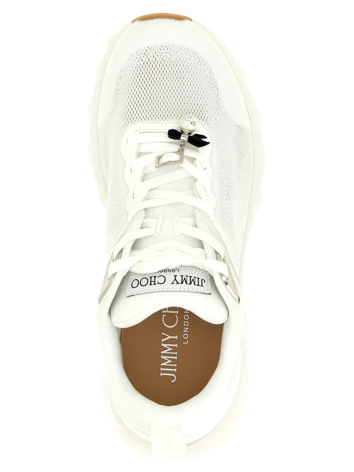 Jimmy Choo Diamond Run Sneakers White, view 4