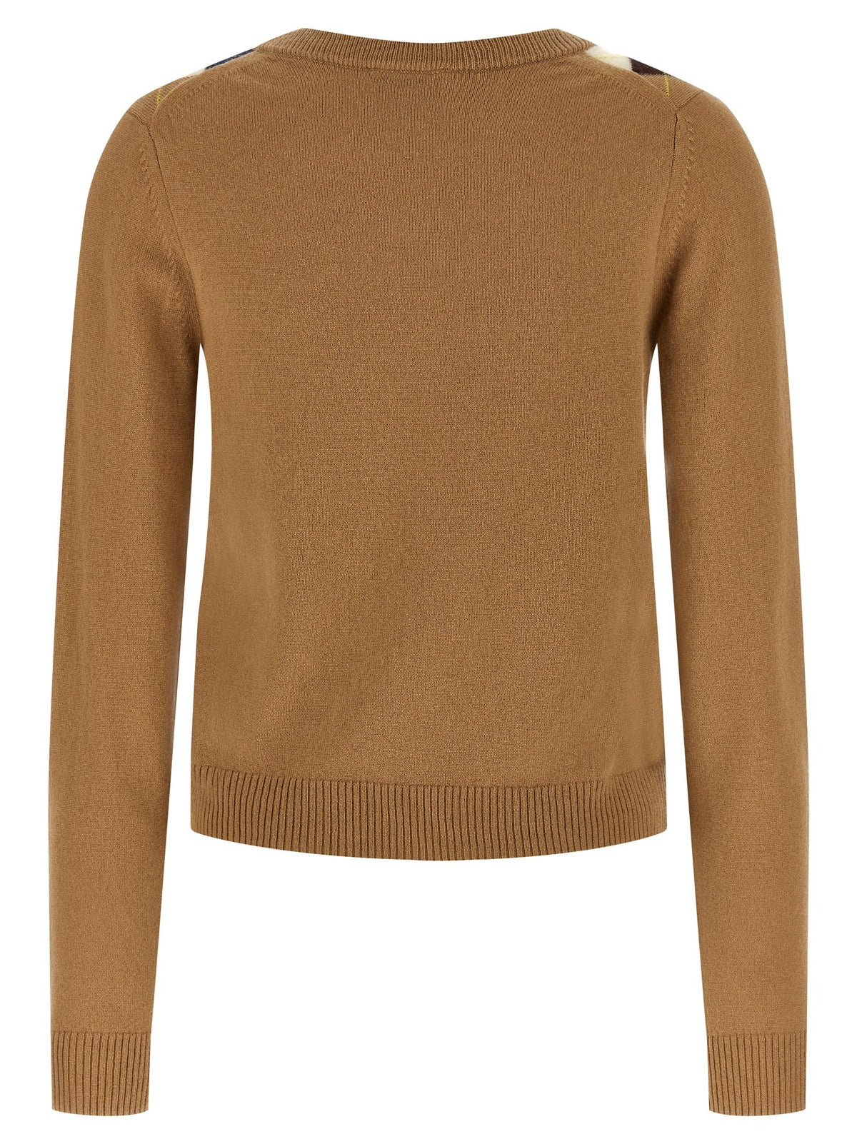 Ganni Diamond Shaped Cardigan Beige