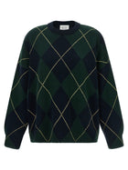 Be You Diamond Shaped Crew Neck Sweater Gold