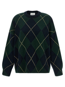 Be You Diamond Shaped Crew Neck Sweater Gold