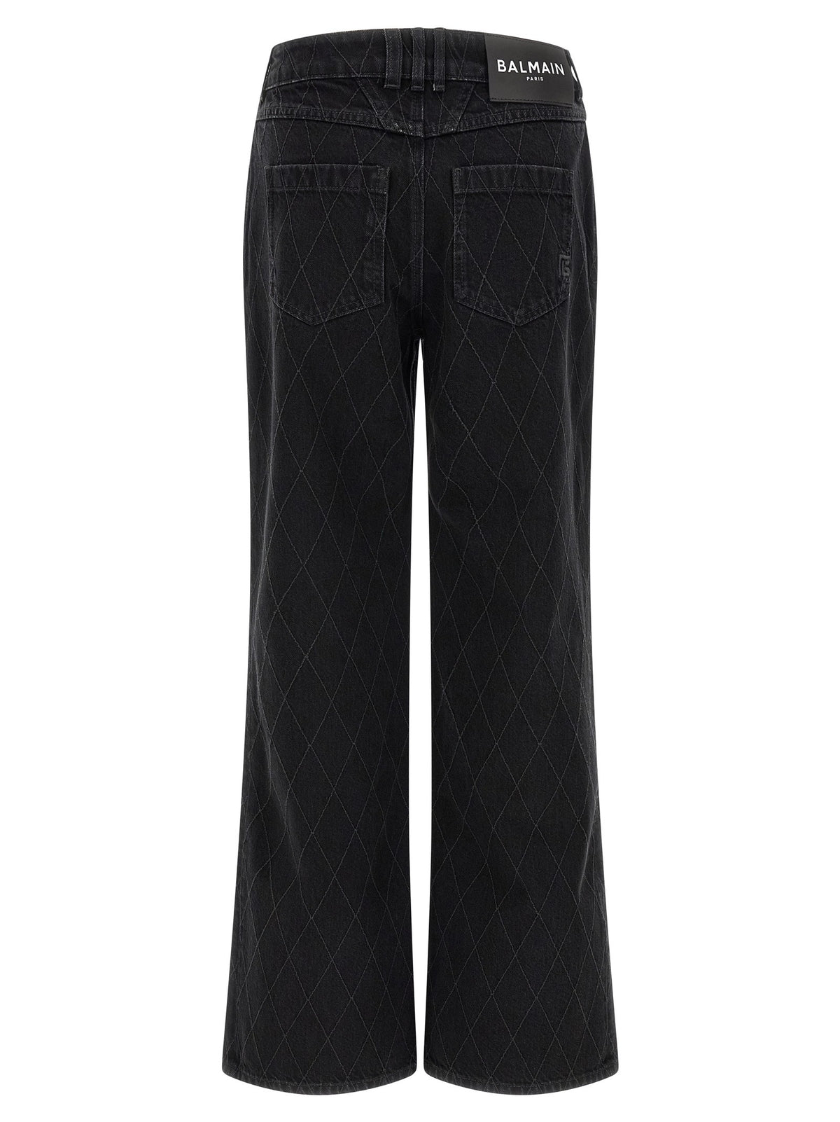 Balmain Diamond Shaped Jeans Black, view 2