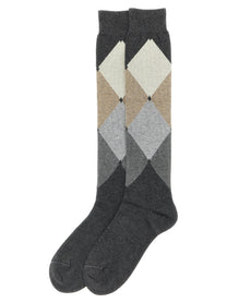 Ballantyne Diamond Shaped Socks Grey