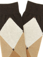 Ballantyne Diamond Shaped Socks Brown, view 3