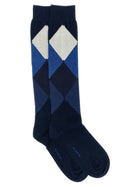 Ballantyne Diamond Shaped Socks Blue