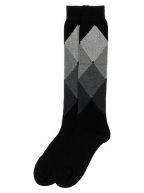 Ballantyne Diamond Shaped Socks Black