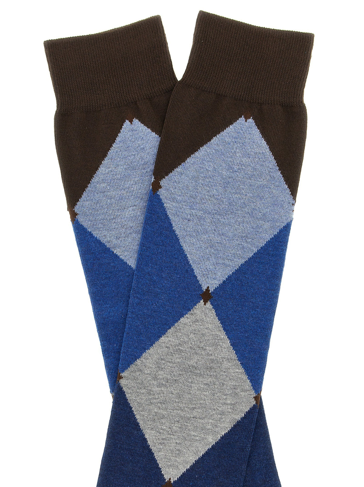 Ballantyne Diamond Shaped Socks Brown, view 3