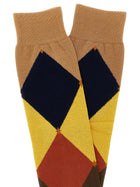 Ballantyne Diamond Shaped Socks Brown, view 3