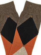 Ballantyne Diamond Shaped Socks Brown, view 3