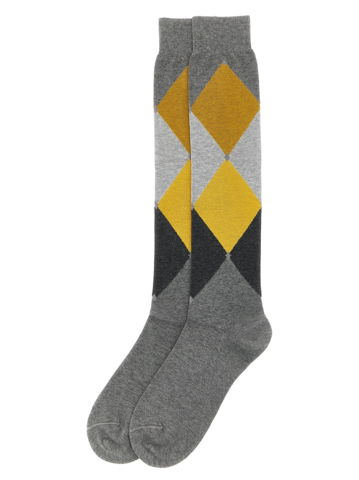 Ballantyne Diamond Shaped Socks Grey, view 2