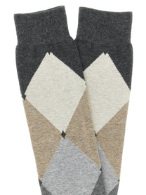 Ballantyne Diamond Shaped Socks Grey