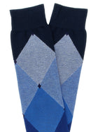 Ballantyne Diamond Shaped Socks Blue, view 3