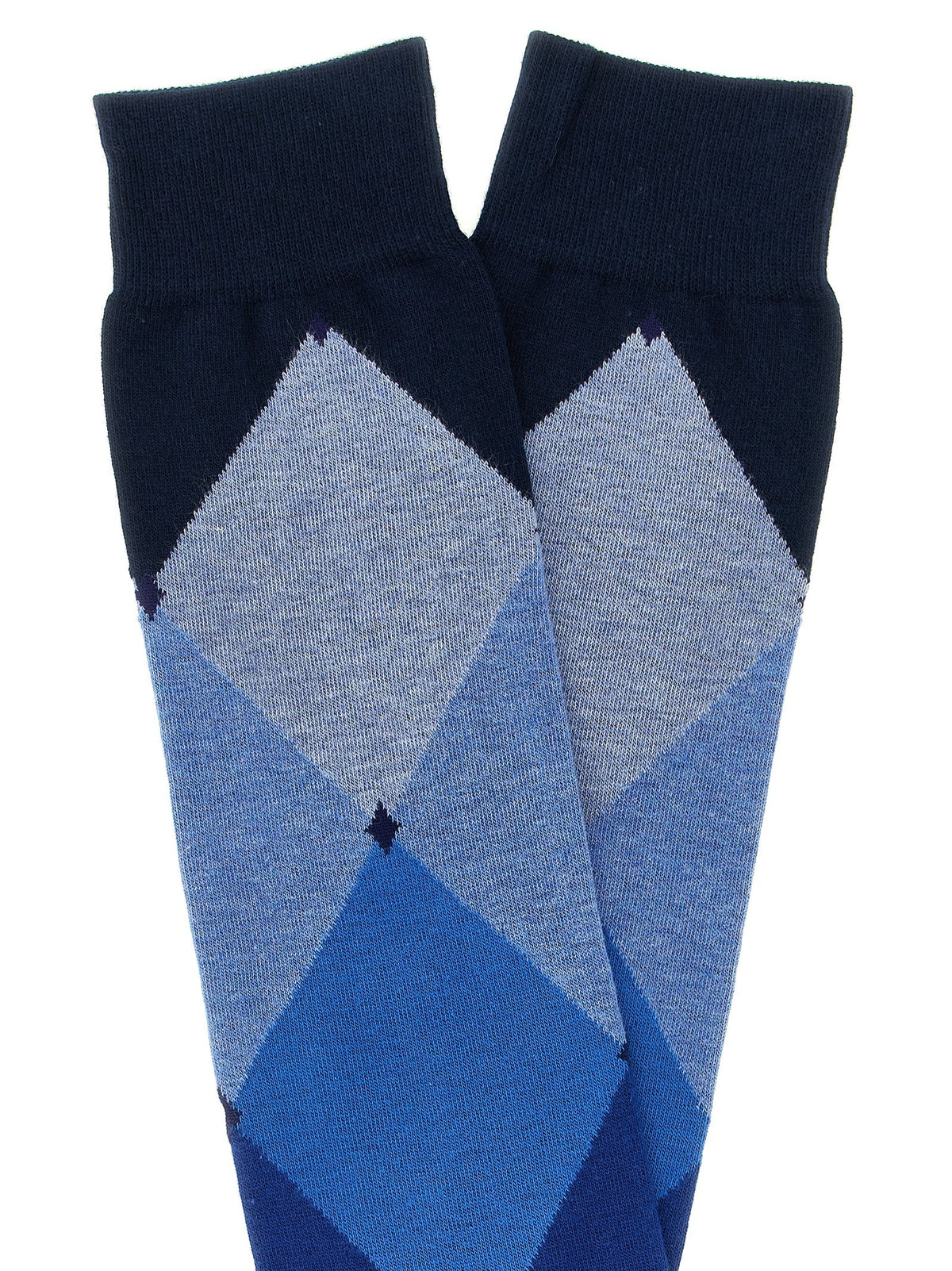 Ballantyne Diamond Shaped Socks Blue