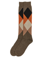 Ballantyne Diamond Shaped Socks Brown, view 2