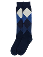 Ballantyne Diamond Shaped Socks Blue, view 2