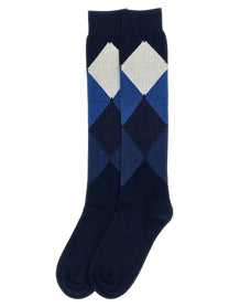 Ballantyne Diamond Shaped Socks Blue