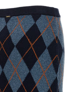 TWINSET Diamond Skirt Blue